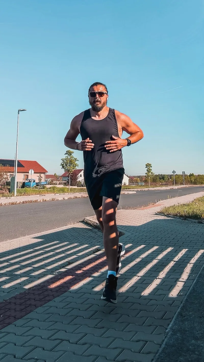 Honza dnes při běhu, 95 kg